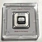 Geiger Edelmetalle Premium 10G Silver Bar In Assay AG .999 Made In Germany
