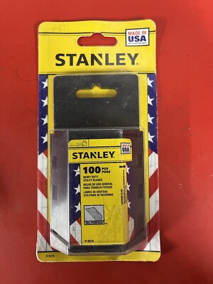 Stanley Wall Mount Utility Knife Blade Dispenser w/Blades 100/Pack 11921A NEW