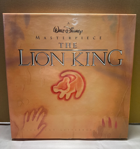 Walt Disney Masterpiece The LION KING Deluxe CAV Letterbox Edition Laserdisc Set