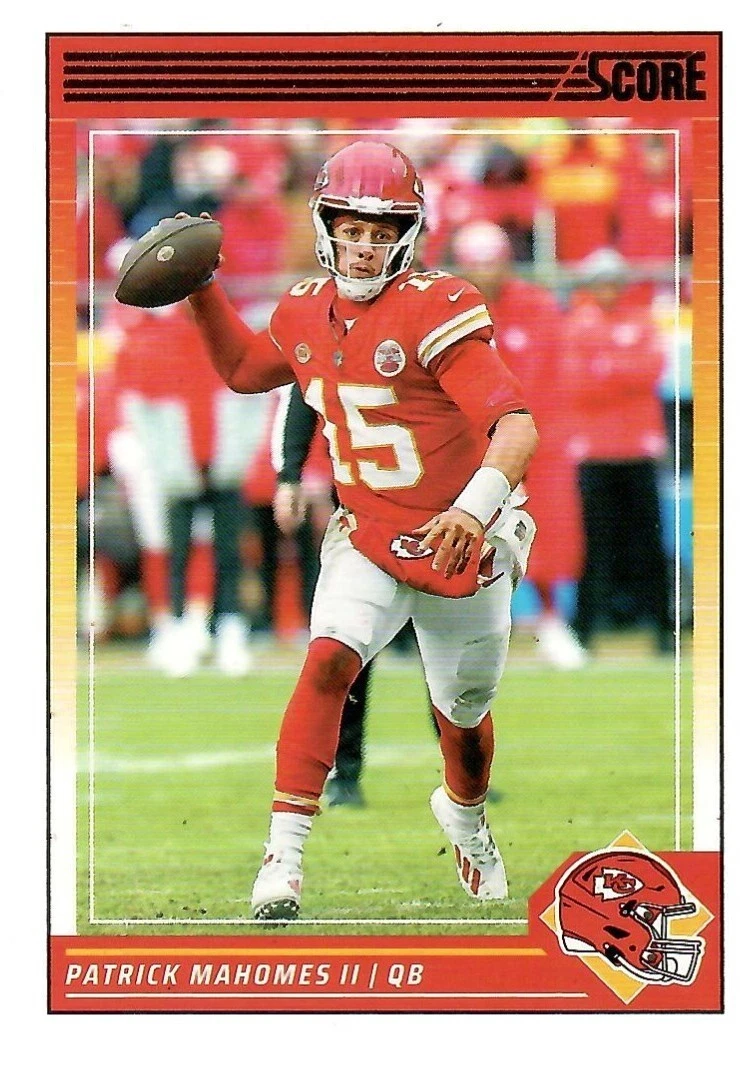 Patrick Mahomes trading card