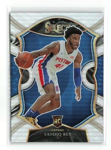 SADDIQ BEY #79 2020-21 PANINI SELECT PISTONS SILVER