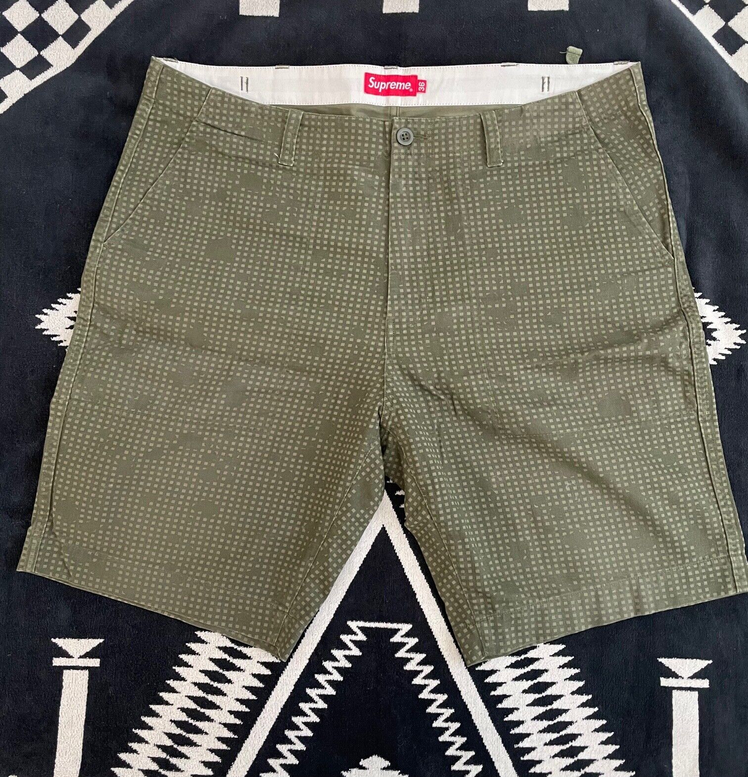 Supreme Military Shorts SS14 Sz 36 NOS Rare Box Logo