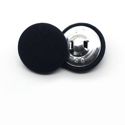 10Pcs Sewing Buttons Fabric Covered Metal Round Buttons DIY Clothes Coat Crafts - Picture 51 of 74