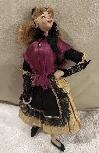 Vintage Roldan Klumpe spanische/französische Dame im Kleid 11 Zoll