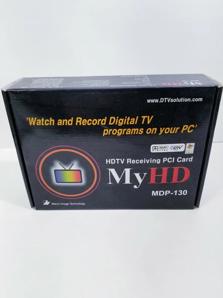 SEALED NEW Macro Image MyHD MDP-130 PCI HDTV Tuner/Decoder Camcorder Card - Image 2 of 4