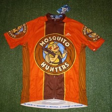 Maglia ciclismo uomo XL nuova con etichetta Mosquito Hunters