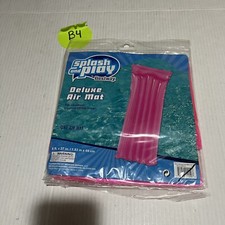 Splash  Play Deluxe Air Mat Pool Float 6 Feet X 27 Inches Pink Bestway New