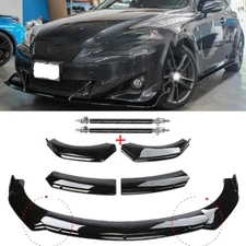 For Lexus IS250 IS350 IS300 Front Bumper Lip Strut Rod Spoiler Splitter Body Kit
