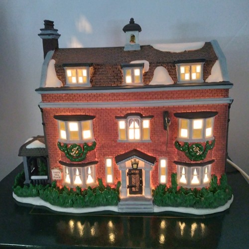 Vtg Heritage Village Collection Gads Hill Place Dickens' Village Series