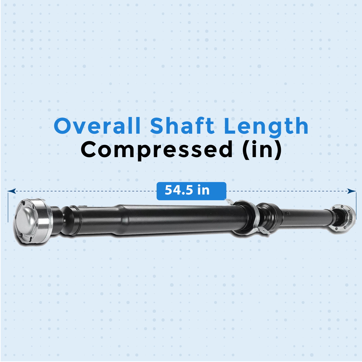 54.5 inch Rear Prop Drive Shaft Assembly for 2011-2018 Jeep Grand