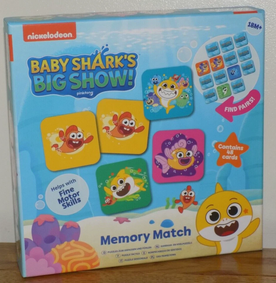 PINKFONG Nickelodeon - Baby Haie große Show - Baby Hai Memory Match / Memory Pairs Spiel