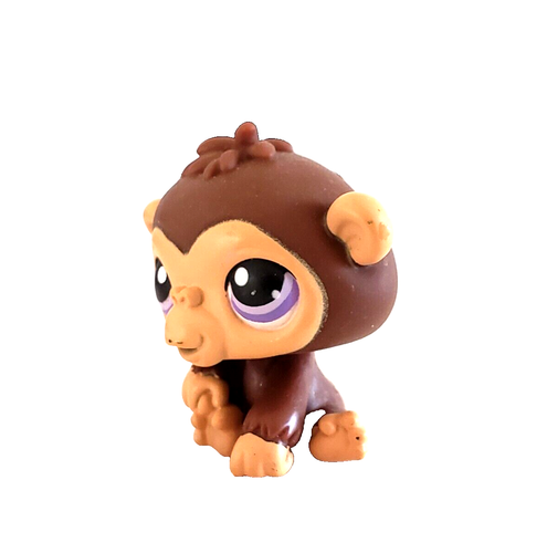 Littlest Pet Shop CHIMPANZEE 359 Authentic LPS PURPLE EYES 2007 - Picture 4 of 9