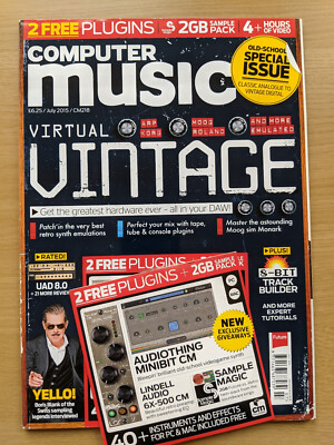 Computer Music Magazine Issue 218 (July 2015, Virtual Vintage, Yello) + DVD