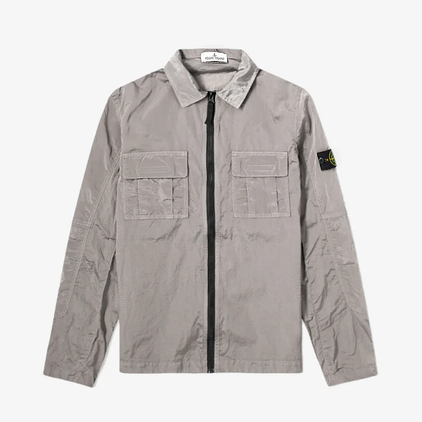 Stone Island Junior Nylon Metal Overshirt - Grey