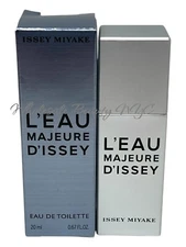 L'Eau Majeure D'Issey by Issey Miyake EDT Spray for Men  0.67 Oz/20 ml NIB