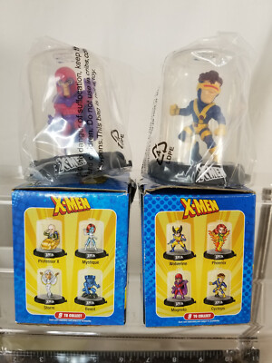 MARVEL 80周年 DOMEZ COLLECTIBLE 18pcs Domez X-Men MAGNETO & CYCLOPS Series 1 Marvel 80th Anniversary