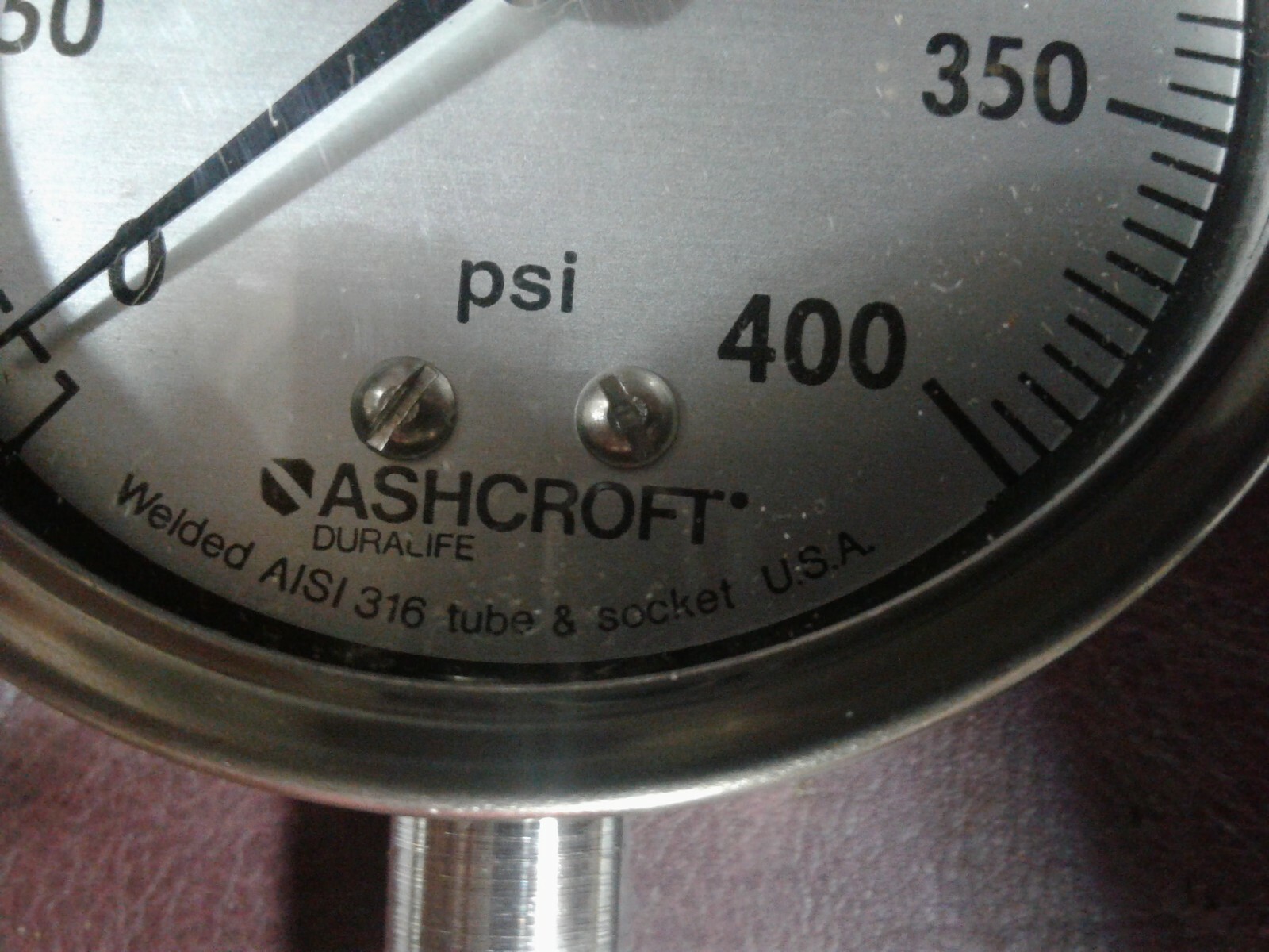 Ashcroft 35 1009 aw 02l 30imv&30 Duralife Pressure G Ccs | Meses sin interés