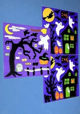 Vintage Mrs Grossman 1992-2002 halloween stickers 3 sheets: Good condition- #085