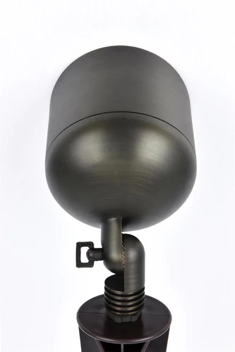 Elitco Outdoor 12V Cast Brass Wide Spot Light 4.75Inch X 8Inch In Dark Bronze - Picture 6 of 7