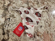 True Vintage Satin Womens NFL Football String Thong Panty Super Bowl Underwear L