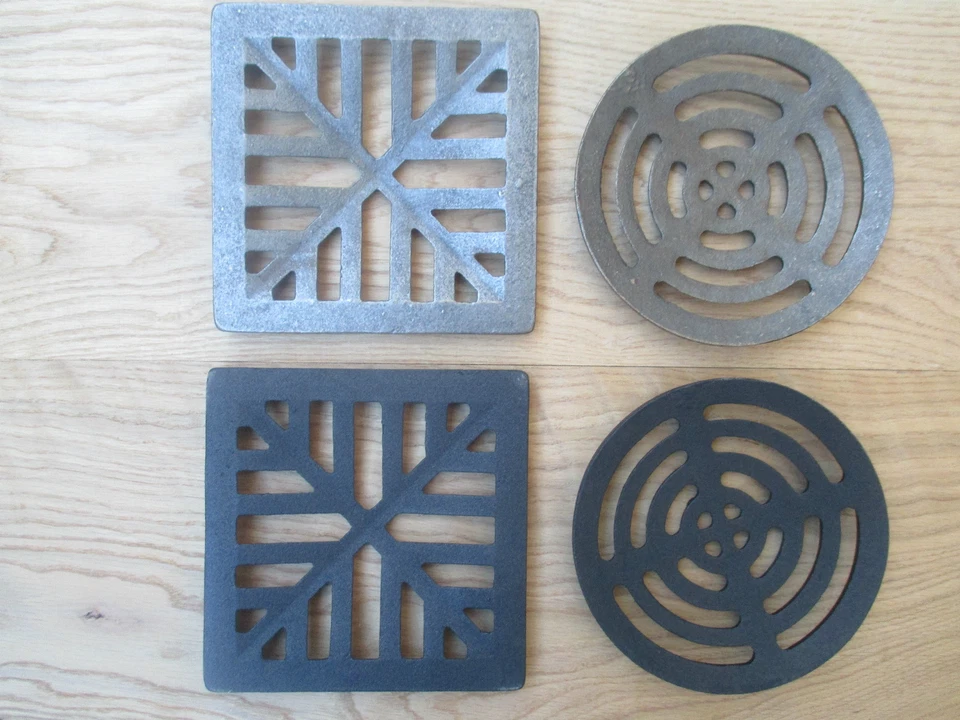 Heavy Cast Iron Gully Grid Grate Drain Cover Drainage guard Gutter Lid Cap