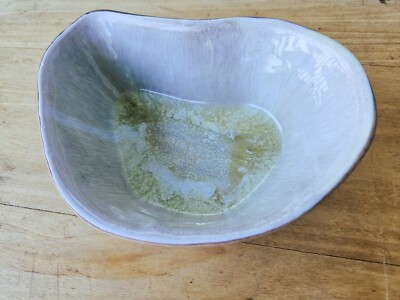 Vintage Hammat Original G-12 Signed Pottery Bowl Interior Glaze 