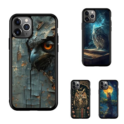 For Apple iPhone Samsung Galaxy Motorola mystic symbolism owl Anti scratch Cover