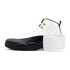 Air Jordan 12 AJ12 Premium Replacement Rope Round Shoe Laces White