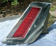 1968 1969 Cadillac Eldorado Left Drivers Tail Light Lens Assembly Oem Good 1968 1969 Cadillac Eldorado Left Drivers Tail Light Lens Assembly Oem Good
