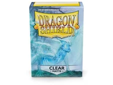 Dragon Shields: (100 Sleeves) Matte Clear Standard by Arcane Tinman ATM11001