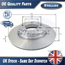 Fits BMW 5 Series 2003-2010 2.0 D 2.5 3.0 Brake Disc Front Stallex #1