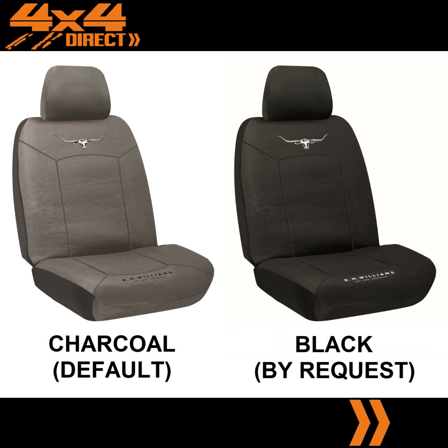 Single R M Williams Cotton Canvas Seat Cover for Lancia Beta