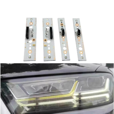 4X New LED DRL Turn siginal unit Chip boards For 2017-2019 Audi Q7 LED Headlight