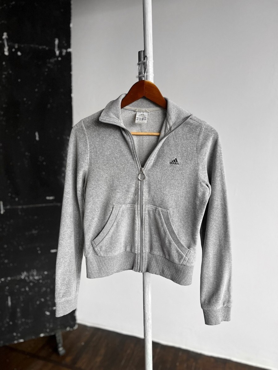 00’s adidas track jacket ladies y2k Adidas Women's Y2K Track Jacket M Pink Full Zip Up 2000's