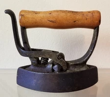 19th C. Toy Iron Thumb Latch Detachable Handle Scarce Patented May 21st 1895