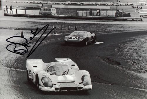 British Racing Le Mans Driver Brian Redman Hand Signed Photo 12x8" CF - Picture 1 of 1