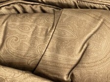 RARE NEW Ralph Lauren FULL QUEEN Bed COMFORTER Camel DONCASTER Paisley Vintage