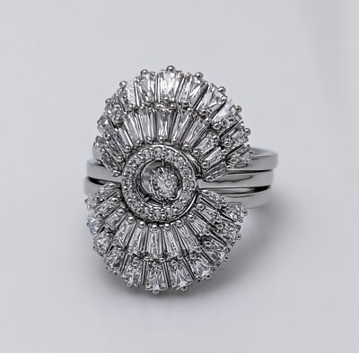 NEW 100% Authentic SWAROVSKI Sparkling Idyllia Ring Set of 3