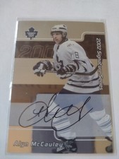 2001-02 BAP Signature Series Autographs Auto Alyn McCauley