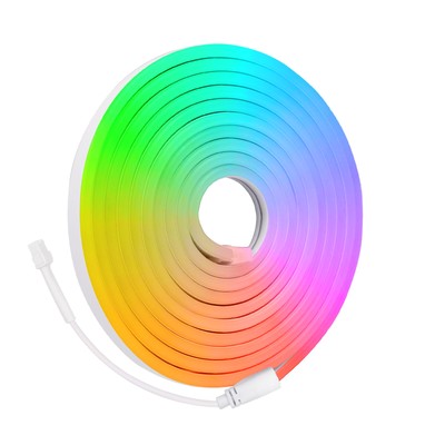 12V 24V WS2811 RGB LED Strip Waterproof Sign Neon Lights Rope Bluetooth Remote