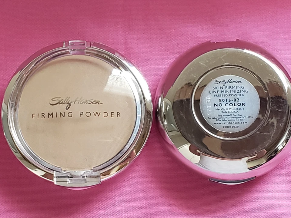 X2---Sally Hansen LÍNEA REAFIRMANTE DE PIEL MINIMIZANDO Polvo Prensado 8015-02 SIN COLOR Foto 2 de 2