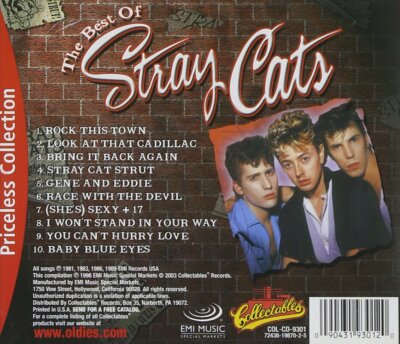 Best of Stray Cats by Stray Cats (CD, 2003) for sale online | eBay