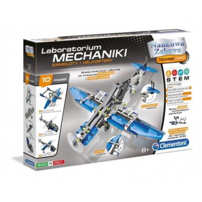 8005125609505 Zestaw Kreatywny Laboratorium Mechaniki Samolot i Helikopter CLEME
