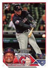 Oscar Gonzalez 2023 Topps Update #US275 Cleveland Guardians