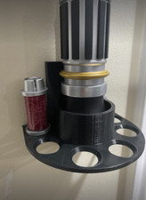 Lightsaber Wall Mount Holder Savi's Workshop Holds 6 Kyber Crystal Containers