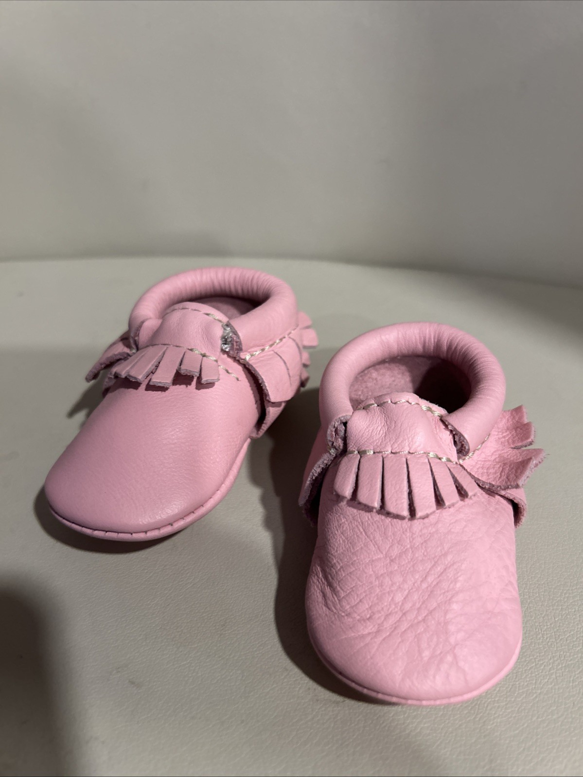 Freshly Picked Pink Moccasins Size 0 Leather Slip On Girls