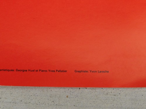 Vtg 1976 Montreal Summer Olympic Games Original Poster Wavy Logo 1972 COJO 23.5" - Picture 9 of 10