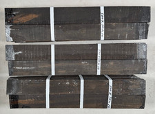 HOTDEAL | Ebenholz Zuschnitte | Drechselholz | ca. 500 x 50 x 10 mm | 20 St&uuml;ck