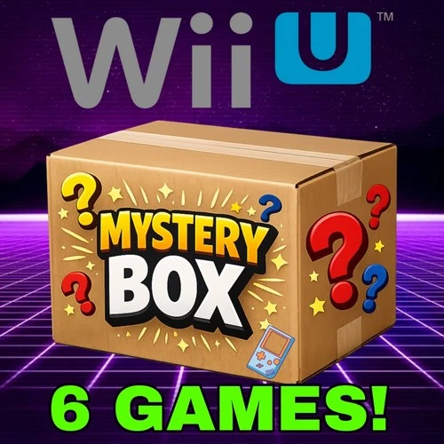 Nintendo Wii U MYSTERY BOX ! 6 Total Games! Read Description!