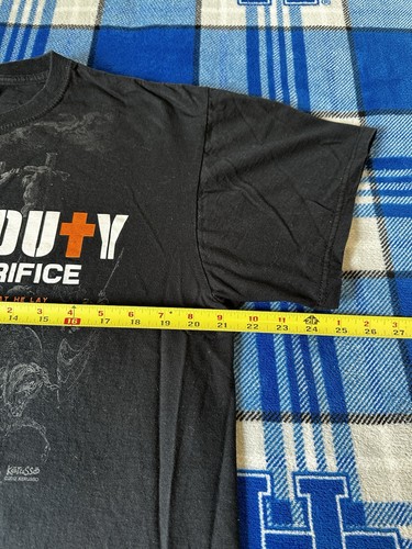 Jesus T Shirt Men’s Large L Black Called To Duty Ultimate Sacrifice Kerusso John - Picture 6 of 7